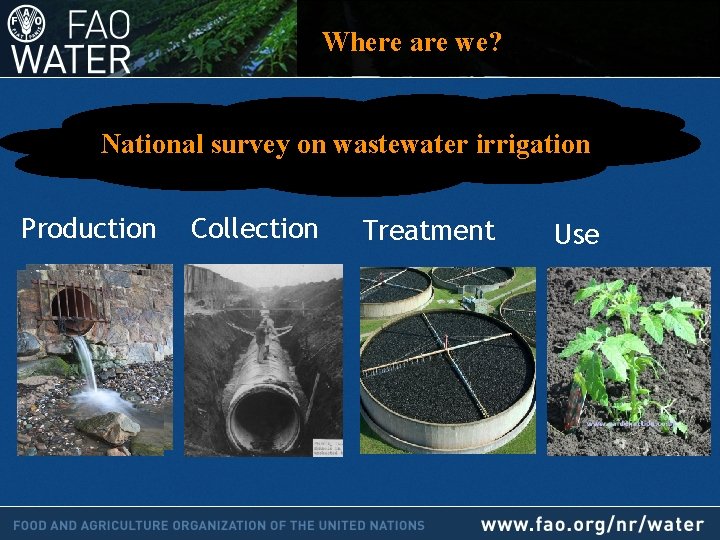 Where are we? National survey on wastewater irrigation Production Collection Treatment Use 
