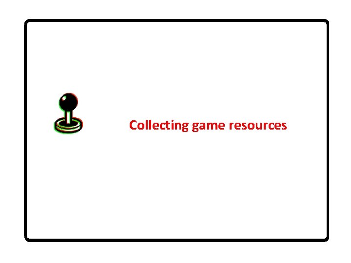 Collecting game resources 