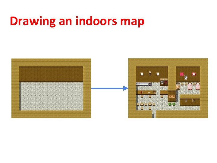 Drawing an indoors map 