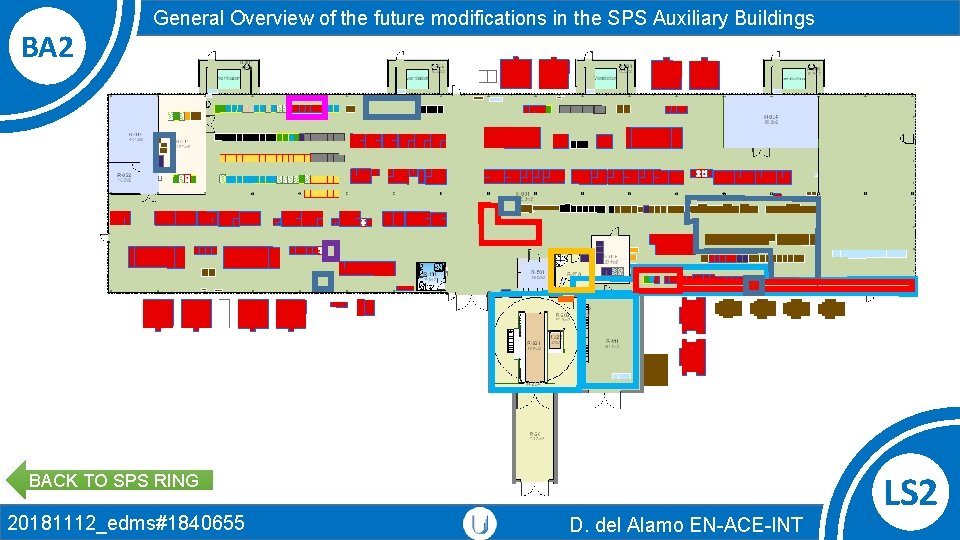 BA 2 General Overview of the future modifications in the SPS Auxiliary Buildings BACK BA 2 General Overview of the future modifications in the SPS Auxiliary Buildings BACK