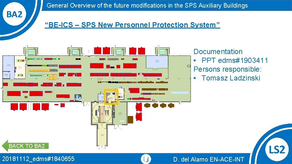 BA 2 General Overview of the future modifications in the SPS Auxiliary Buildings “BE-ICS