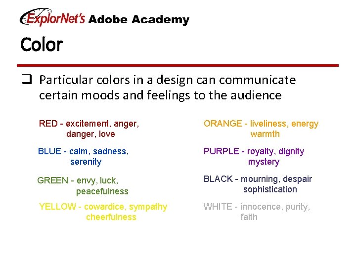 Adobe Visual Design 2 00 Identifying design elements