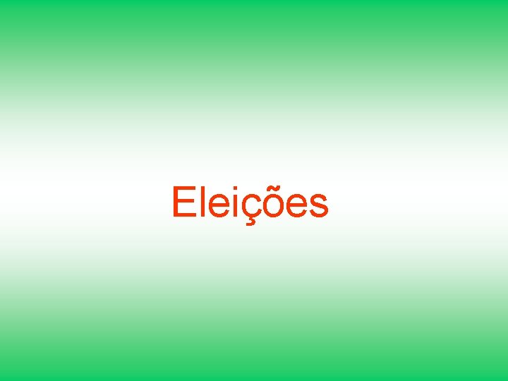 Eleições 