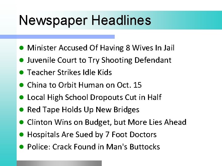 Newspaper Headlines l l l l l Minister Accused Of Having 8 Wives In Newspaper Headlines l l l l l Minister Accused Of Having 8 Wives In