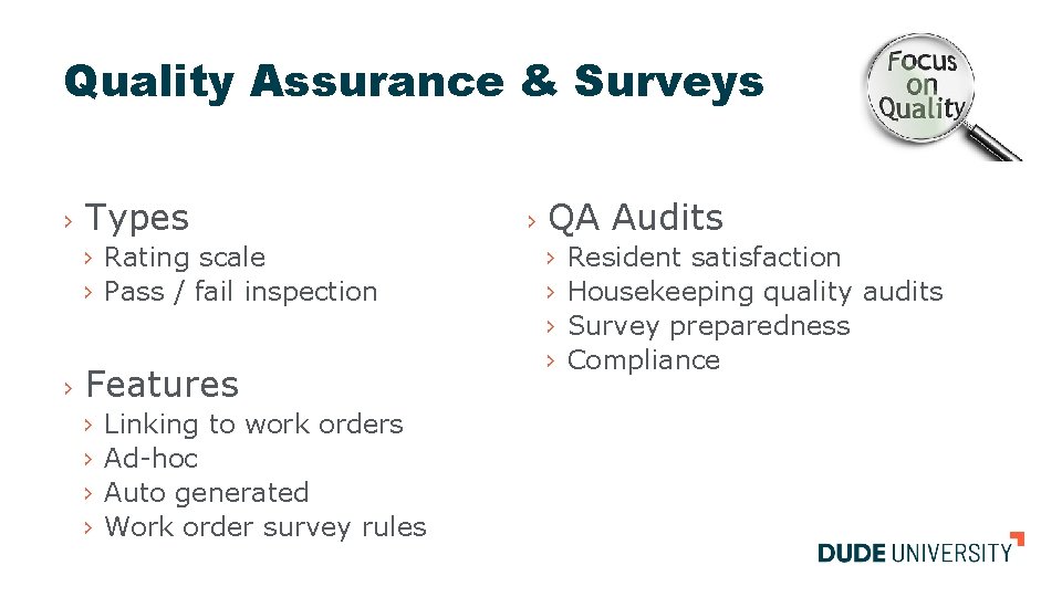 Quality Assurance & Surveys › Types › Rating scale › Pass / fail inspection
