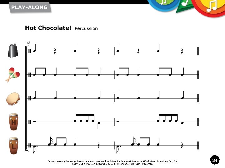 H L Online Learning Exchange Interactive Music powered by Silver Burdett published with Alfred