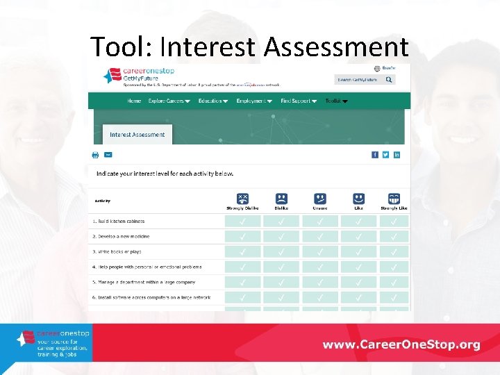 Tool: Interest Assessment 