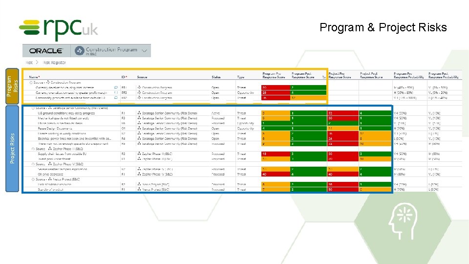 Project Risks Program & Project Risks 