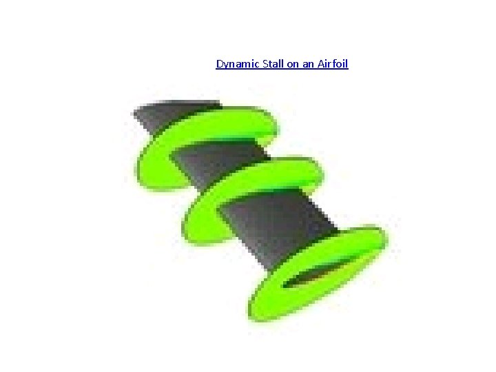 Dynamic Stall on an Airfoil Dynamic Stall on an Airfoil