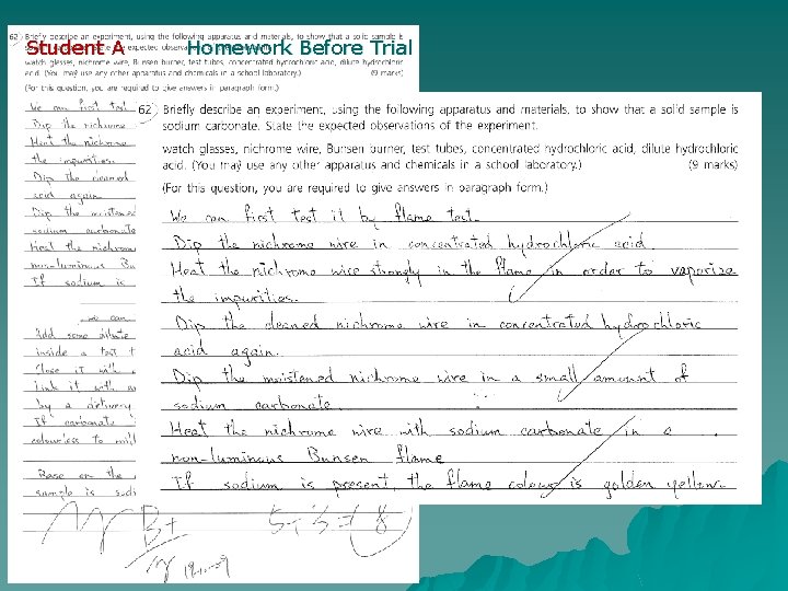 Student A Homework Before Trial 