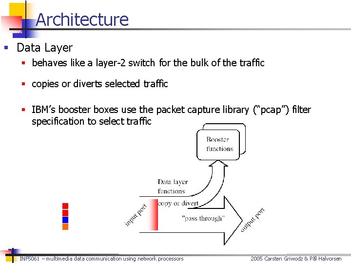 Architecture § Data Layer § behaves like a layer-2 switch for the bulk of