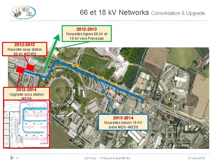 66 et 18 k. V Networks Consolidation & Upgrade 2012 -2013 Nouvelles lignes 66