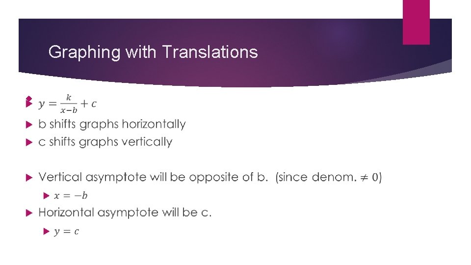 Graphing with Translations 