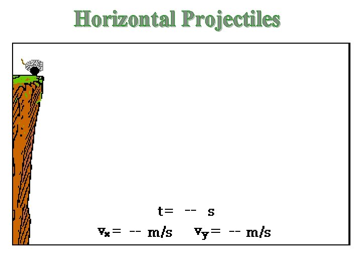 Horizontal Projectiles Horizontal Projectiles