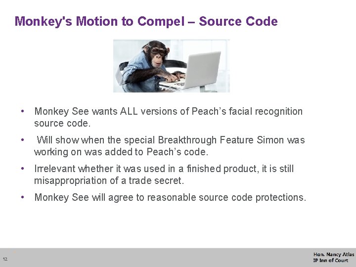 Monkey's Motion to Compel – Source Code • Monkey See wants ALL versions of