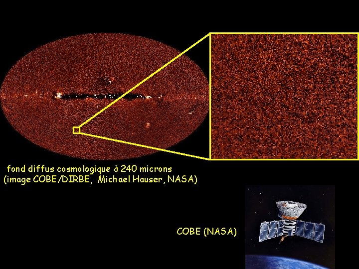 fond diffus cosmologique à 240 microns (image COBE/DIRBE, Michael Hauser, NASA) COBE (NASA) 