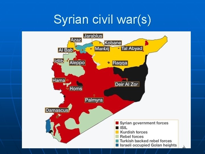 Syrian civil war(s) 