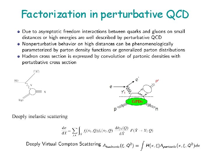 Factorization in perturbative QCD 