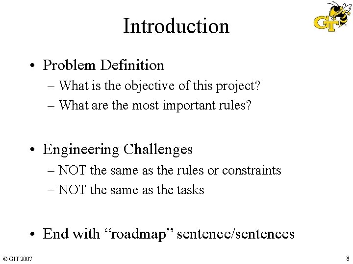 Introduction • Problem Definition – What is the objective of this project? – What Introduction • Problem Definition – What is the objective of this project? – What
