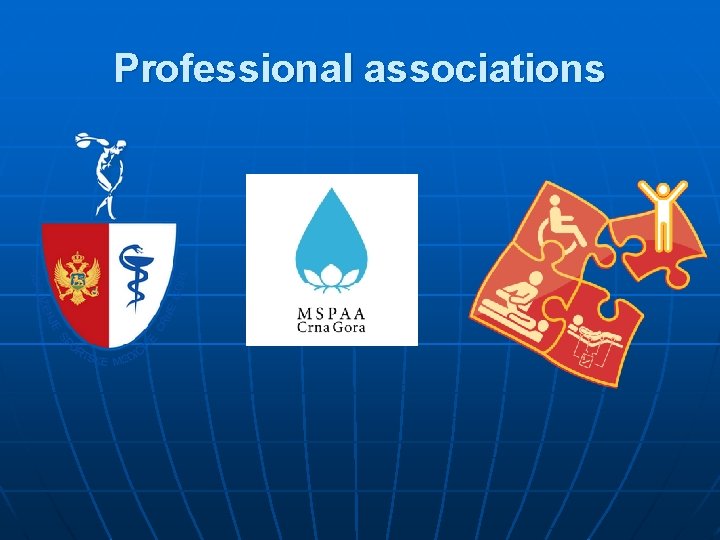 Professional associations 