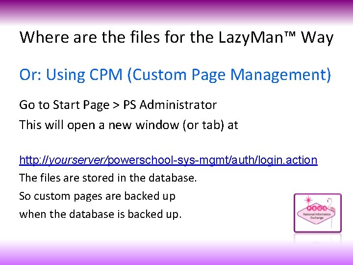 Where are the files for the Lazy. Man™ Way Or: Using CPM (Custom Page
