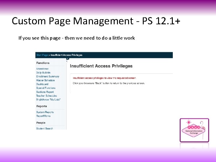 Custom Page Management - PS 12. 1+ If you see this page - then