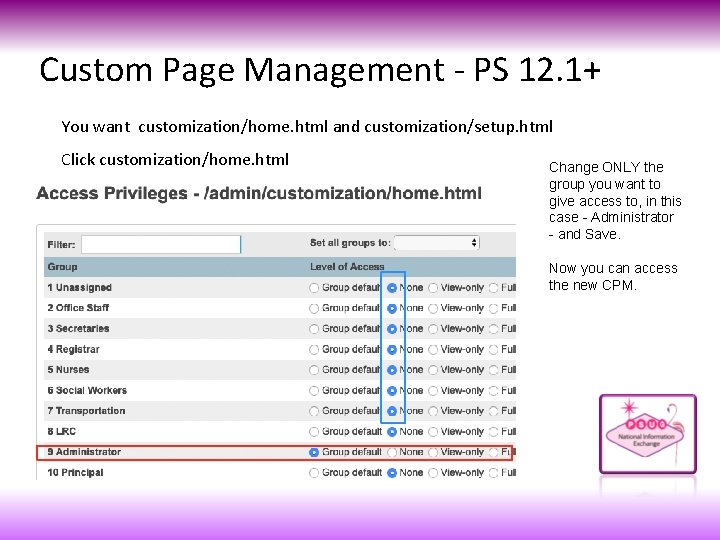 Custom Page Management - PS 12. 1+ You want customization/home. html and customization/setup. html