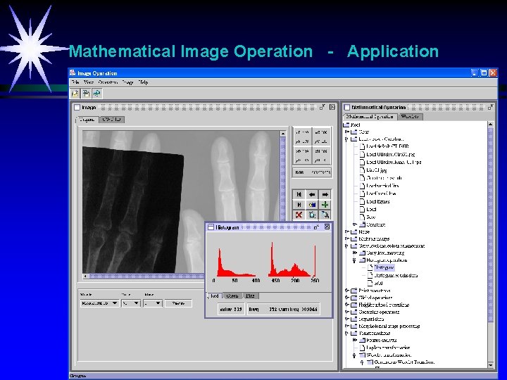 Mathematical Image Operation - Application 