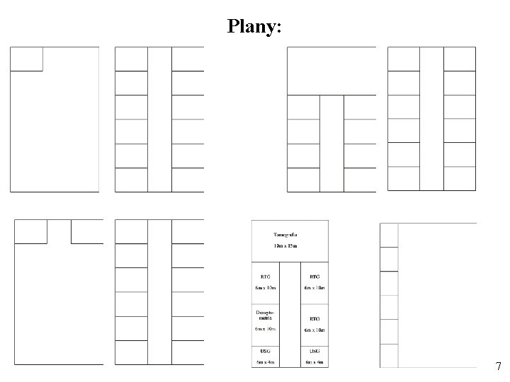 Plany: 7 