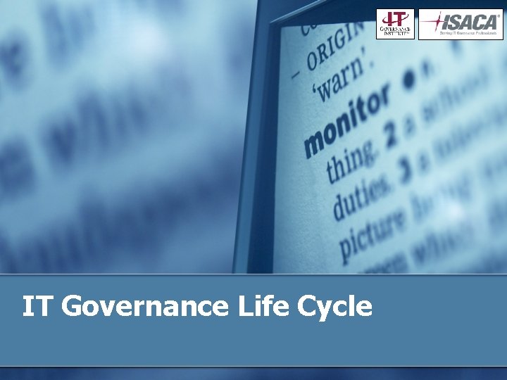 IT Governance Life Cycle 