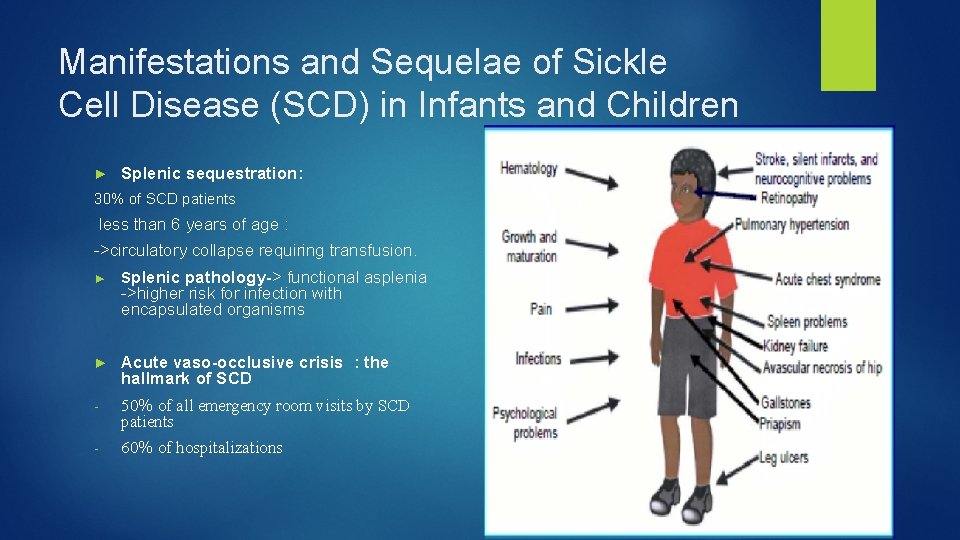 Manifestations and Sequelae of Sickle Cell Disease (SCD) in Infants and Children ► Splenic