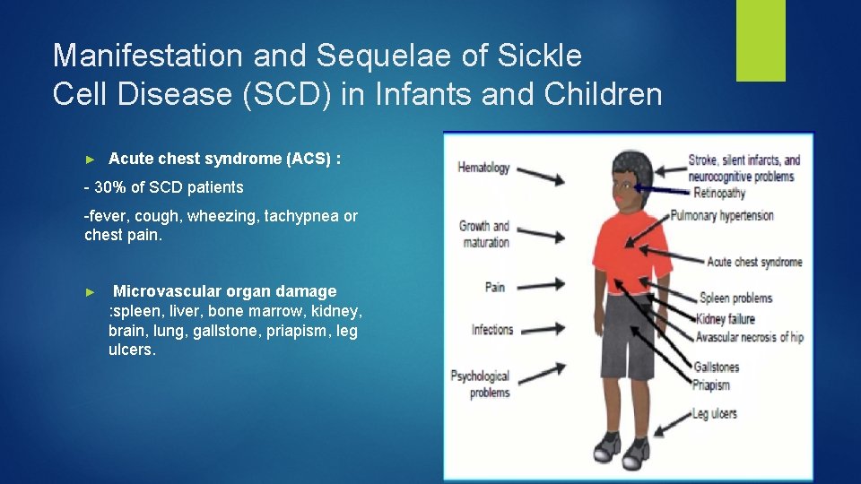 Manifestation and Sequelae of Sickle Cell Disease (SCD) in Infants and Children ► Acute