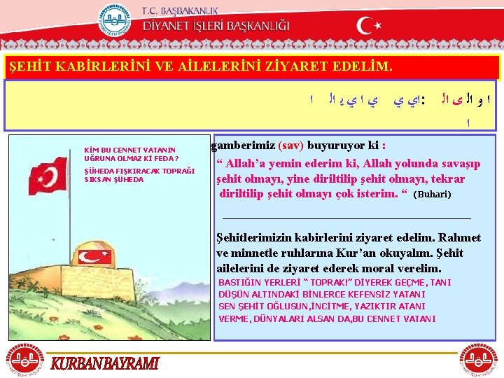 T. C. KÖYCEĞİZ MÜFTÜLÜĞÜ ŞEHİT KABİRLERİNİ VE AİLELERİNİ ZİYARET EDELİM. ﺍﻱ ﻱ ﻱ ﺍ