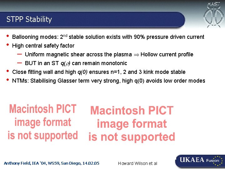 STPP Stability Culham-Ioffe Symposium, 30. 11. 04 • • Ballooning modes: 2 nd stable