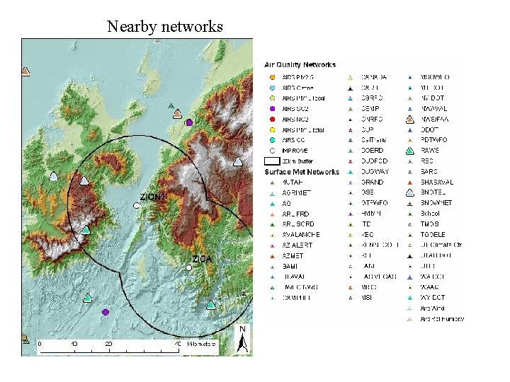 Nearby networks 