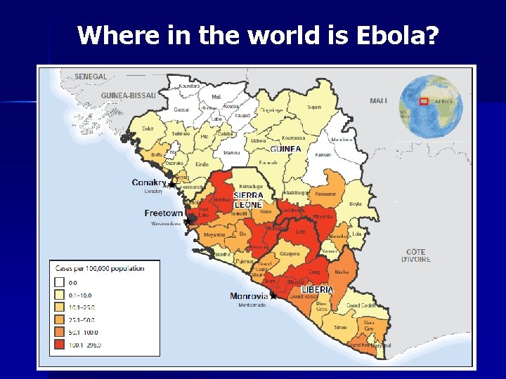 Where in the world is Ebola? 