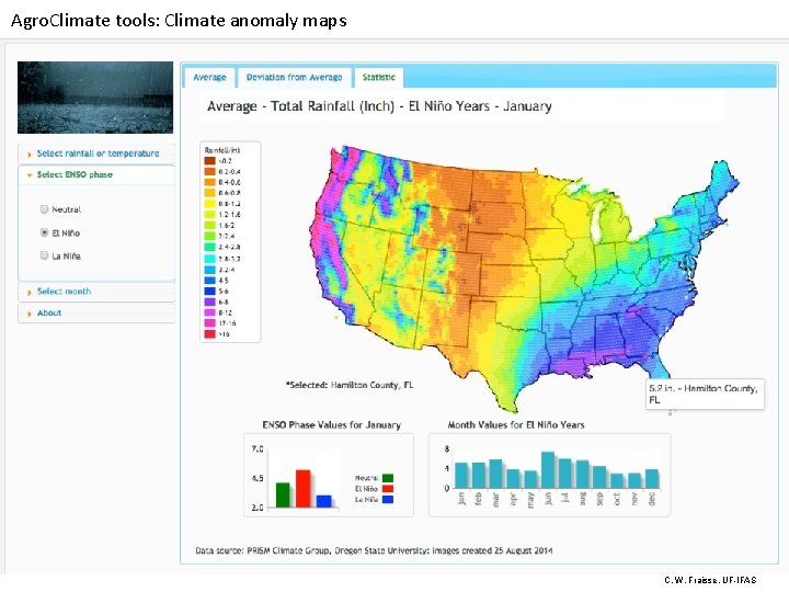 Agro. Climate tools: Climate anomaly maps C. W. Fraisse, UF-IFAS 