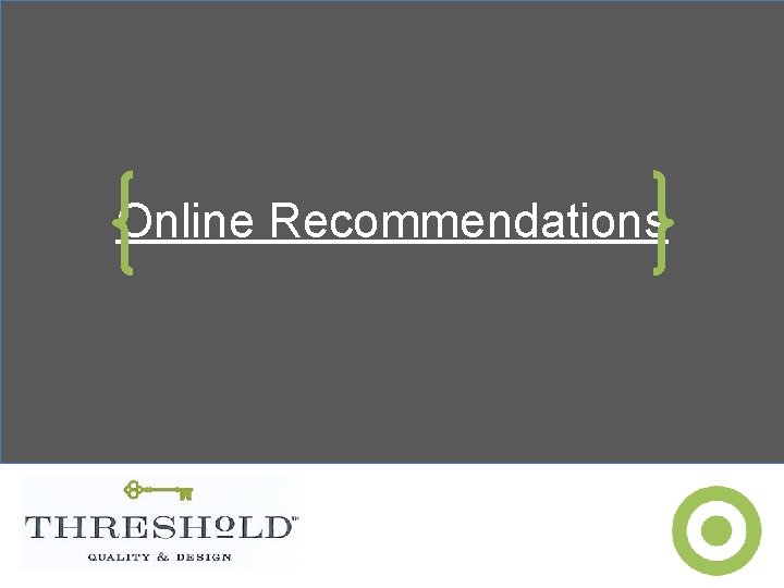 Online Recommendations 