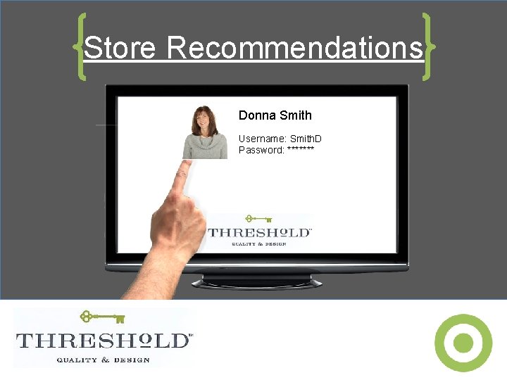 Store Recommendations Donna Smith Username: Smith. D Password: ******* 