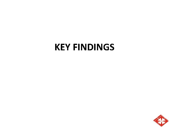 KEY FINDINGS 