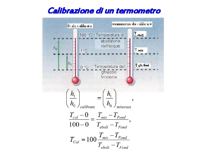 Calibrazione di un termometro 