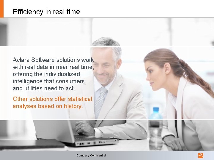 Efficiency in real time Aclara Software solutions work with real data in near real