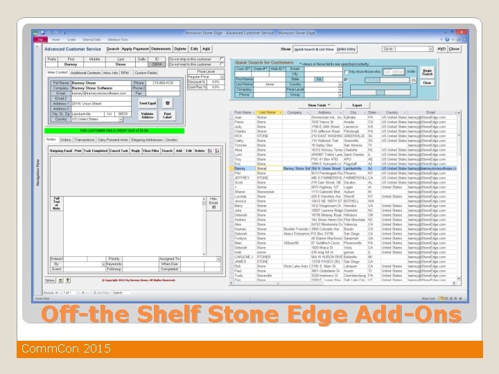 Off-the Shelf Stone Edge Add-Ons Comm. Con 2015 
