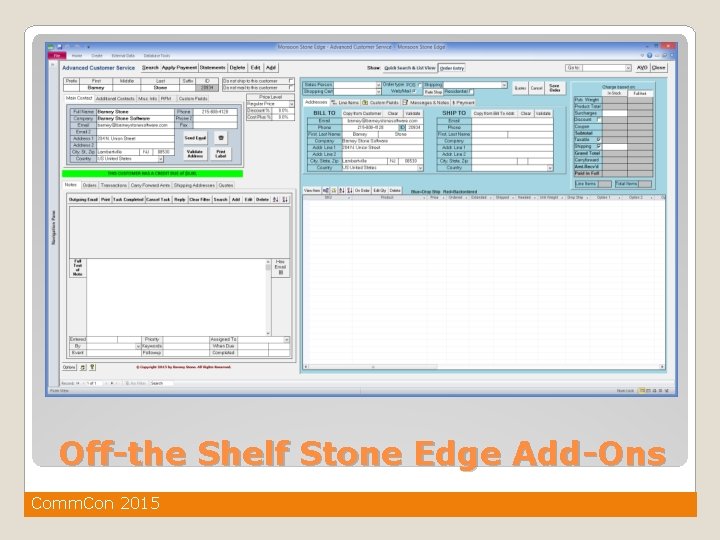 Off-the Shelf Stone Edge Add-Ons Comm. Con 2015 