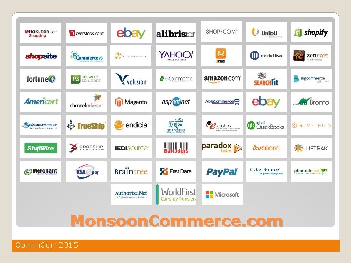 Monsoon. Commerce. com Comm. Con 2015 