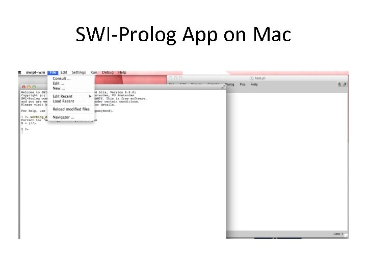 SWI-Prolog App on Mac 