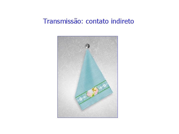 Transmissão: contato indireto 