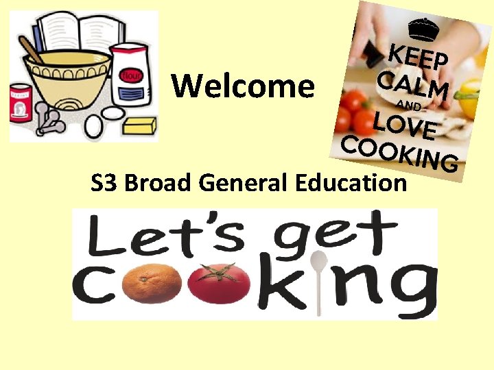 Welcome S 3 Broad General Education 