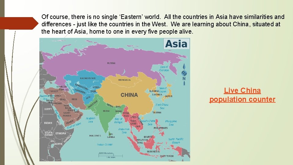 Of course, there is no single ‘Eastern’ world. All the countries in Asia have