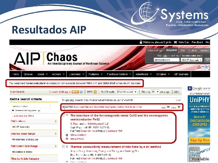 Resultados AIP 